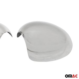 Mini Cooper Clubman R55 Mirror Cover - Omac - Brushed Silver - '07-'14